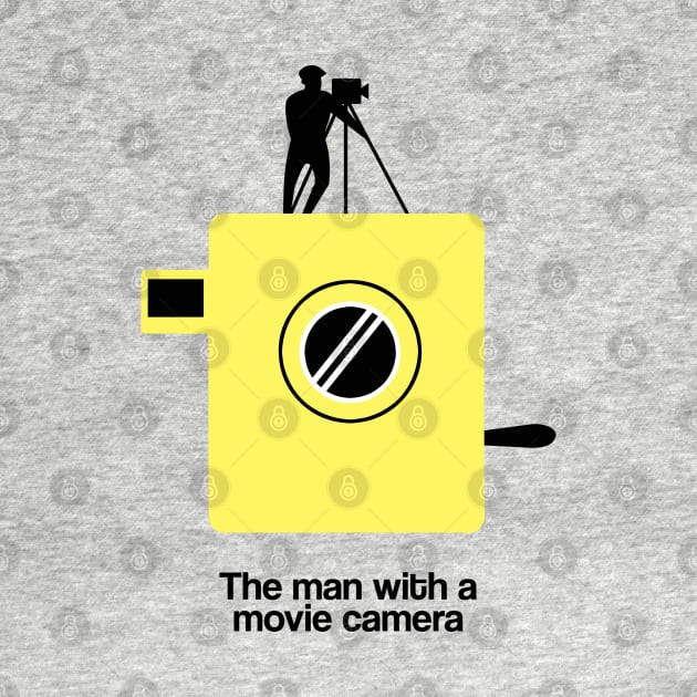 The Man with a Movie Camera Russian Minimal Movie Fan Art Dziga Vertov by Rozbud